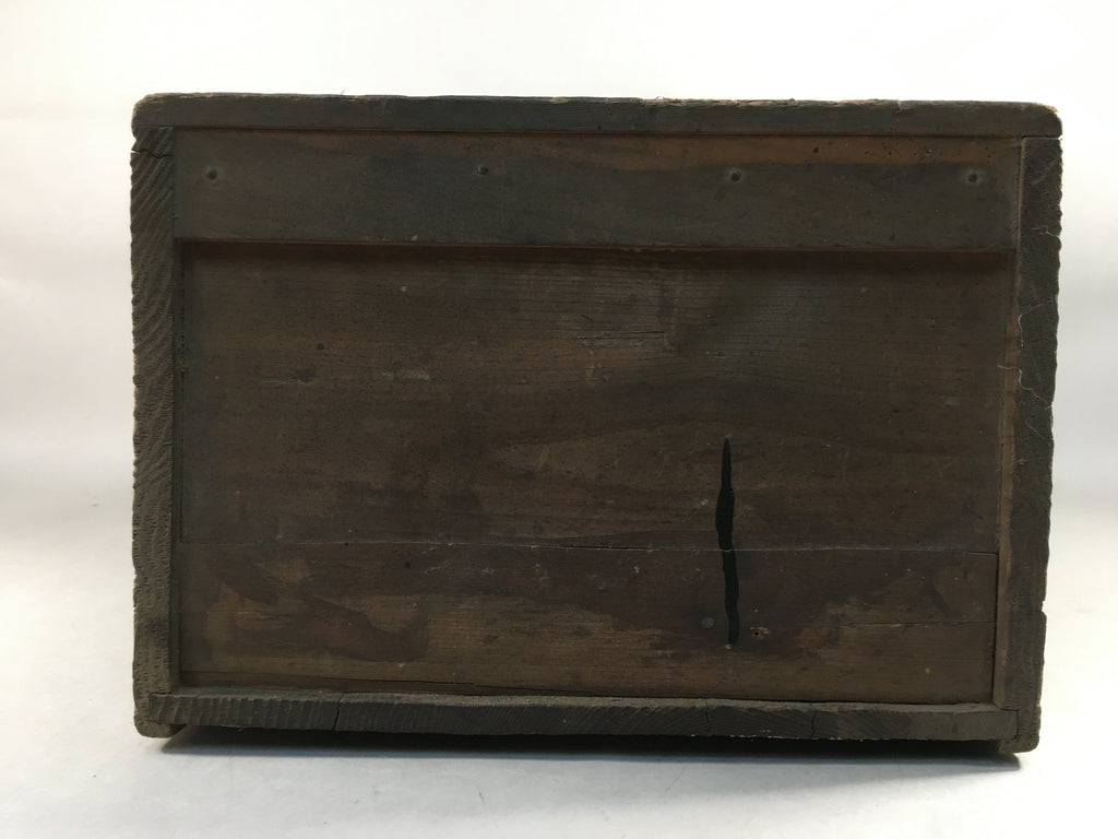 Japanese Wooden Tool Storage Box Vtg Hako Inside 65x26.6x18cm WB754