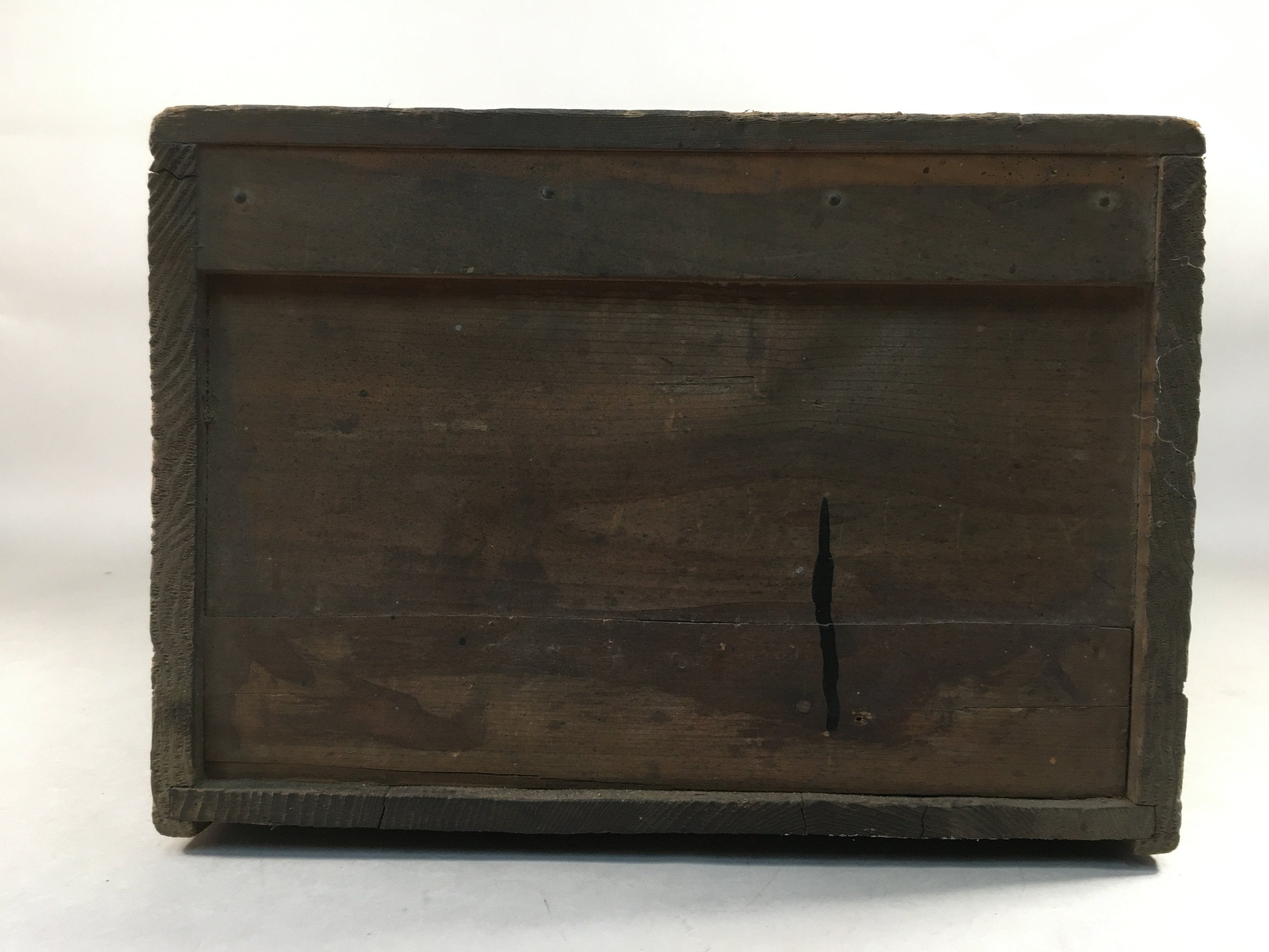 Japanese Wooden Tool Storage Box Vtg Hako Inside 65x26.6x18cm WB754