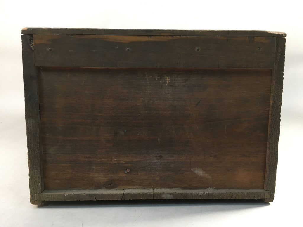 Japanese Wooden Tool Storage Box Vtg Hako Inside 65x26.6x18cm WB754
