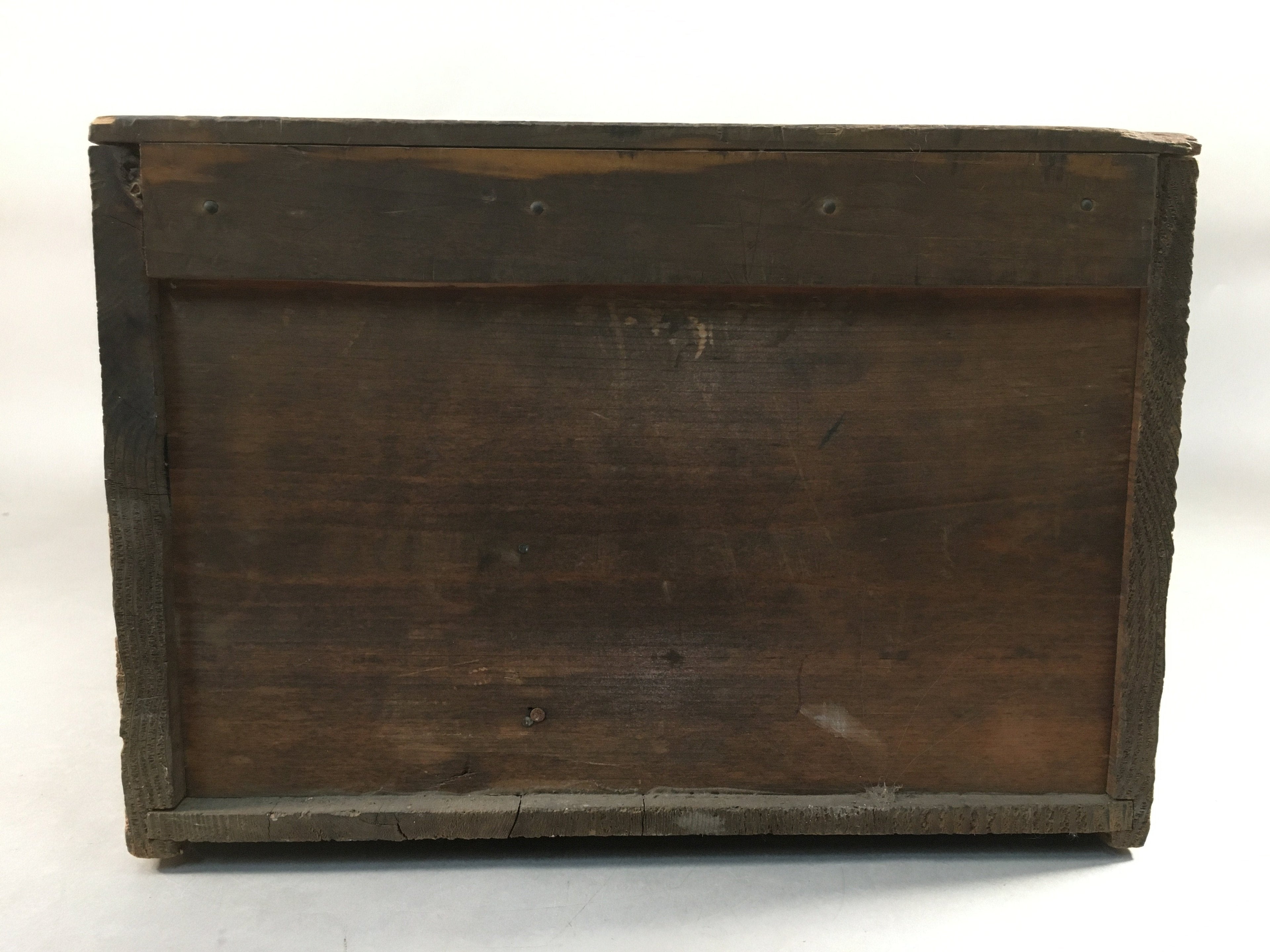 Japanese Wooden Tool Storage Box Vtg Hako Inside 65x26.6x18cm WB754