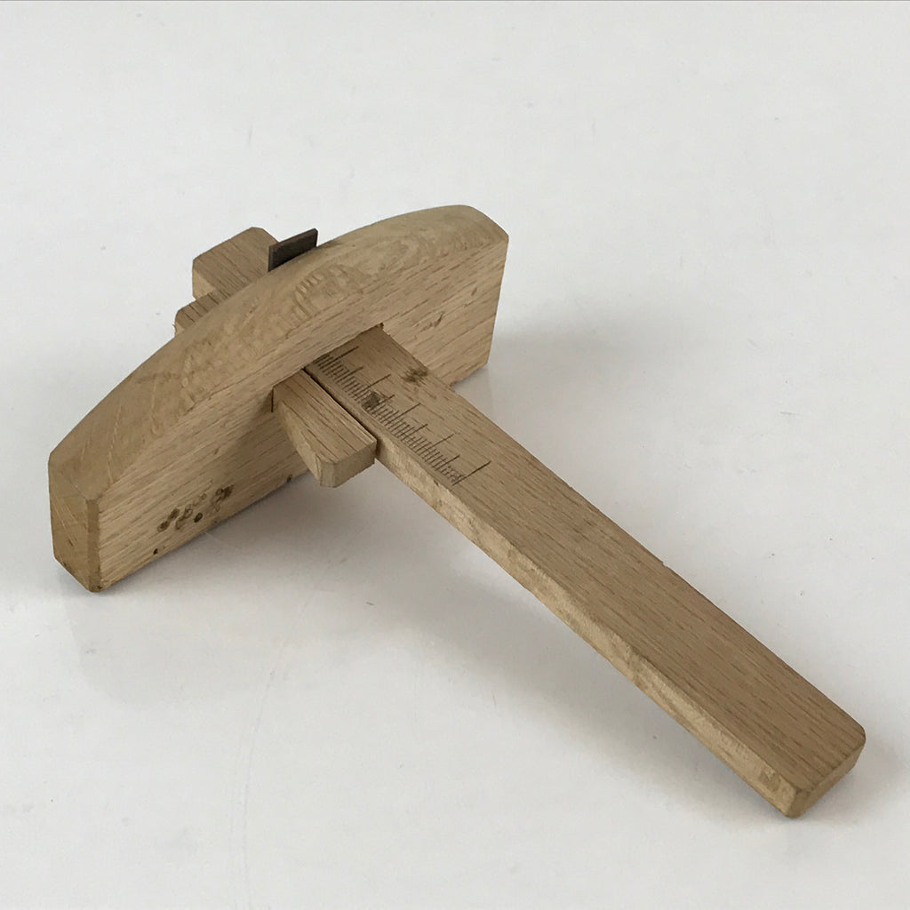 Japanese Woodworking Marking Guide Gauge Vtg Suji-Kebiki Carpentry Tool K448