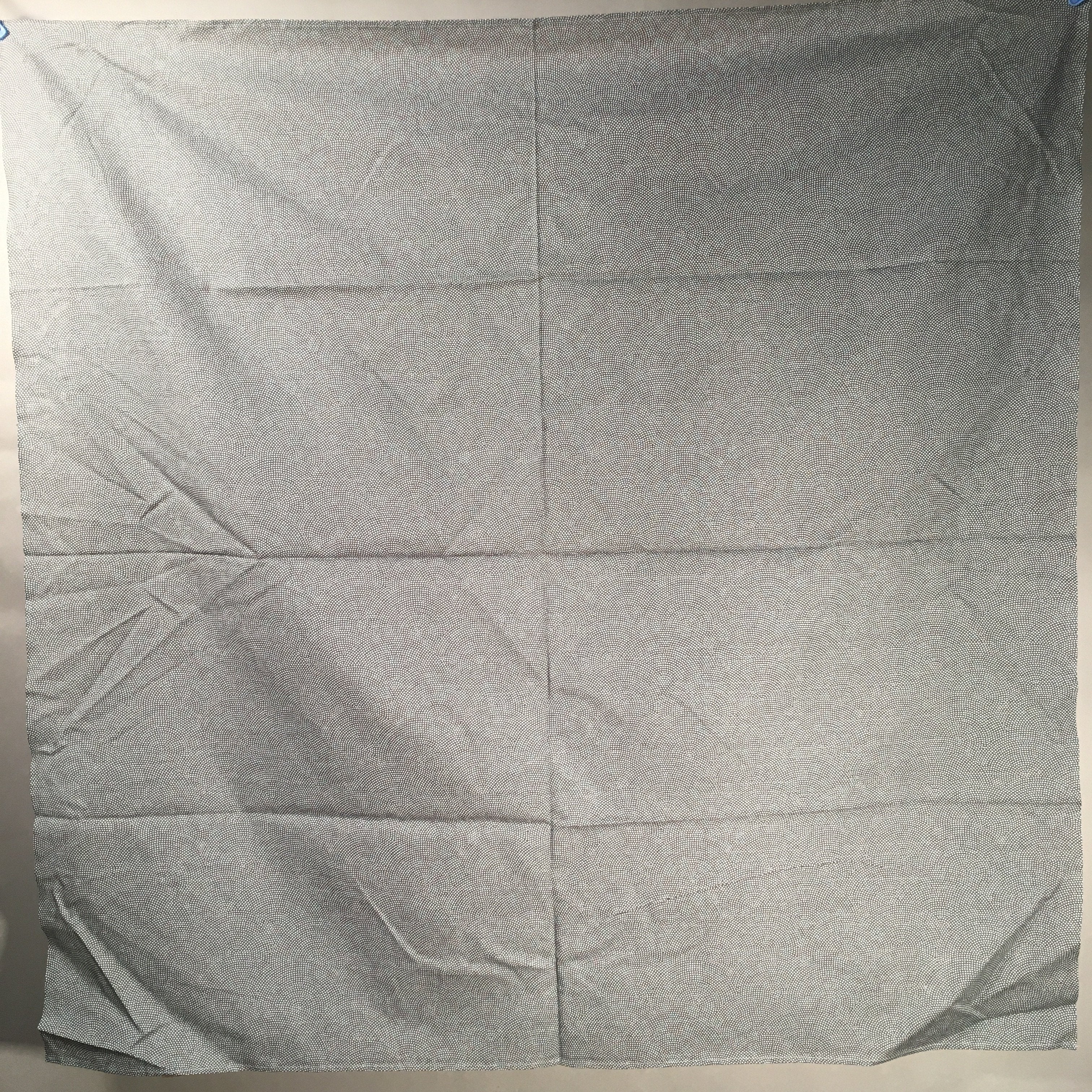 Japanese Wrap Cloth Furoshiki Fabric Cotton Green Pink dots flowers FU189