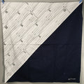 Japanese Wrap Cloth Furoshiki Fabric Cotton Mottainai Navy Blue Grey FU162