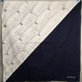 Japanese Wrap Cloth Furoshiki Fabric Cotton Mottainai Navy Blue Grey FU163