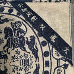 Japanese Wrap Cloth Furoshiki Fabric Cotton Navy Brown Reversible FU165