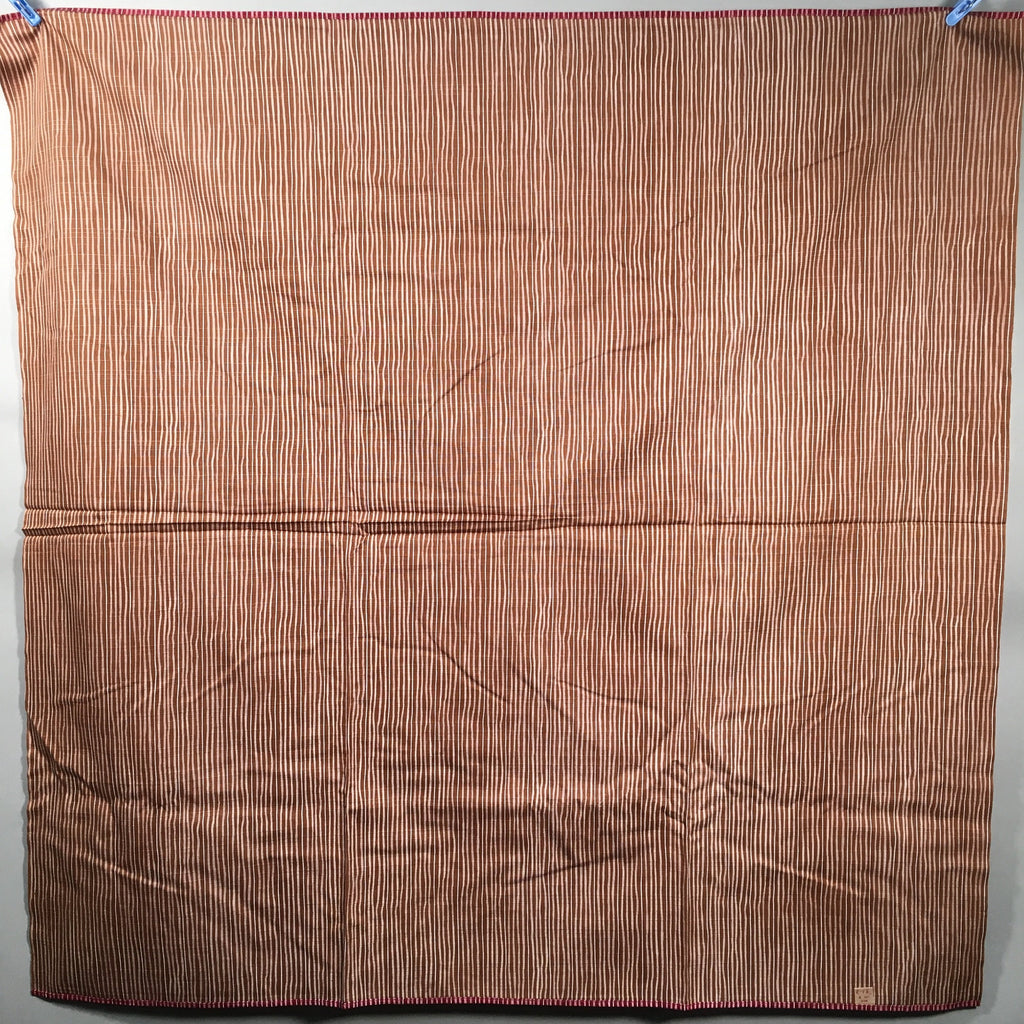 Japanese Wrap Cloth Furoshiki Fabric Cotton Red Brown Reversible FU169