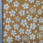 Japanese Wrap Cloth Furoshiki Fabric Cotton Red Orange Reversible FU166