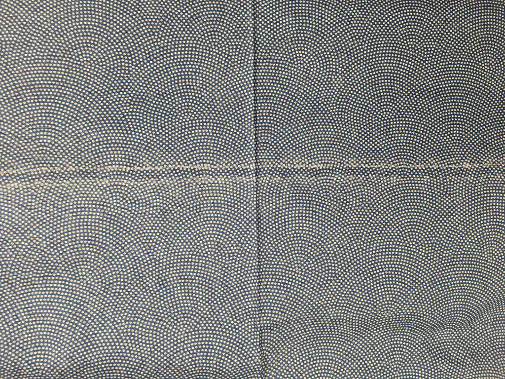 Japanese Wrap Cloth Furoshiki Fabric Cotton Reversible Blue Purple flower FU182