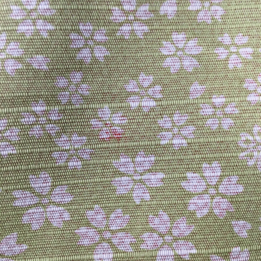 Japanese Wrap Cloth Furoshiki Fabric Cotton Reversible Brown Green FU175