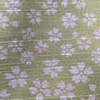 Japanese Wrap Cloth Furoshiki Fabric Cotton Reversible Brown Green FU175