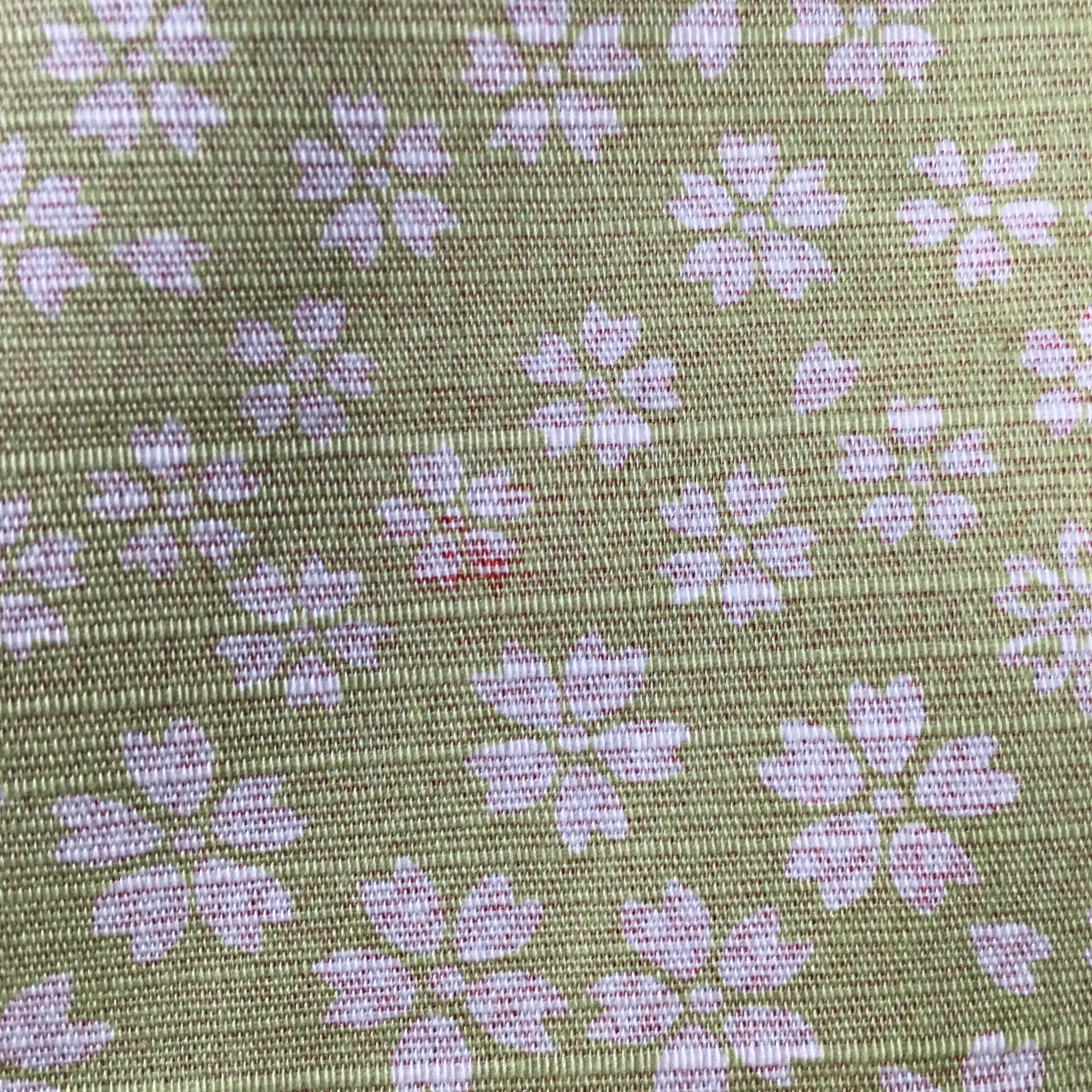 Japanese Wrap Cloth Furoshiki Fabric Cotton Reversible Brown Green FU175