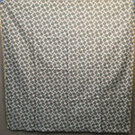 Japanese Wrap Cloth Furoshiki Fabric Cotton Reversible Grey White Swirl FU152