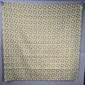 Japanese Wrap Cloth Furoshiki Fabric Cotton Reversible Grey White Swirl FU152