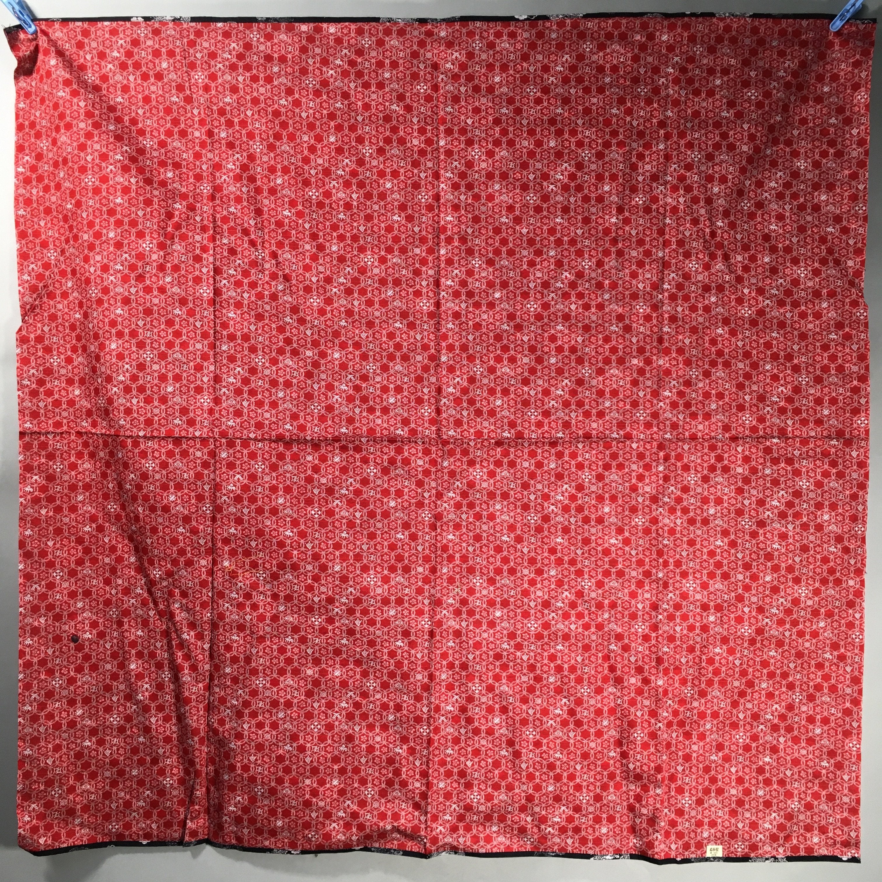 Japanese Wrap Cloth Furoshiki Fabric Cotton Reversible Indigo/Red FU174