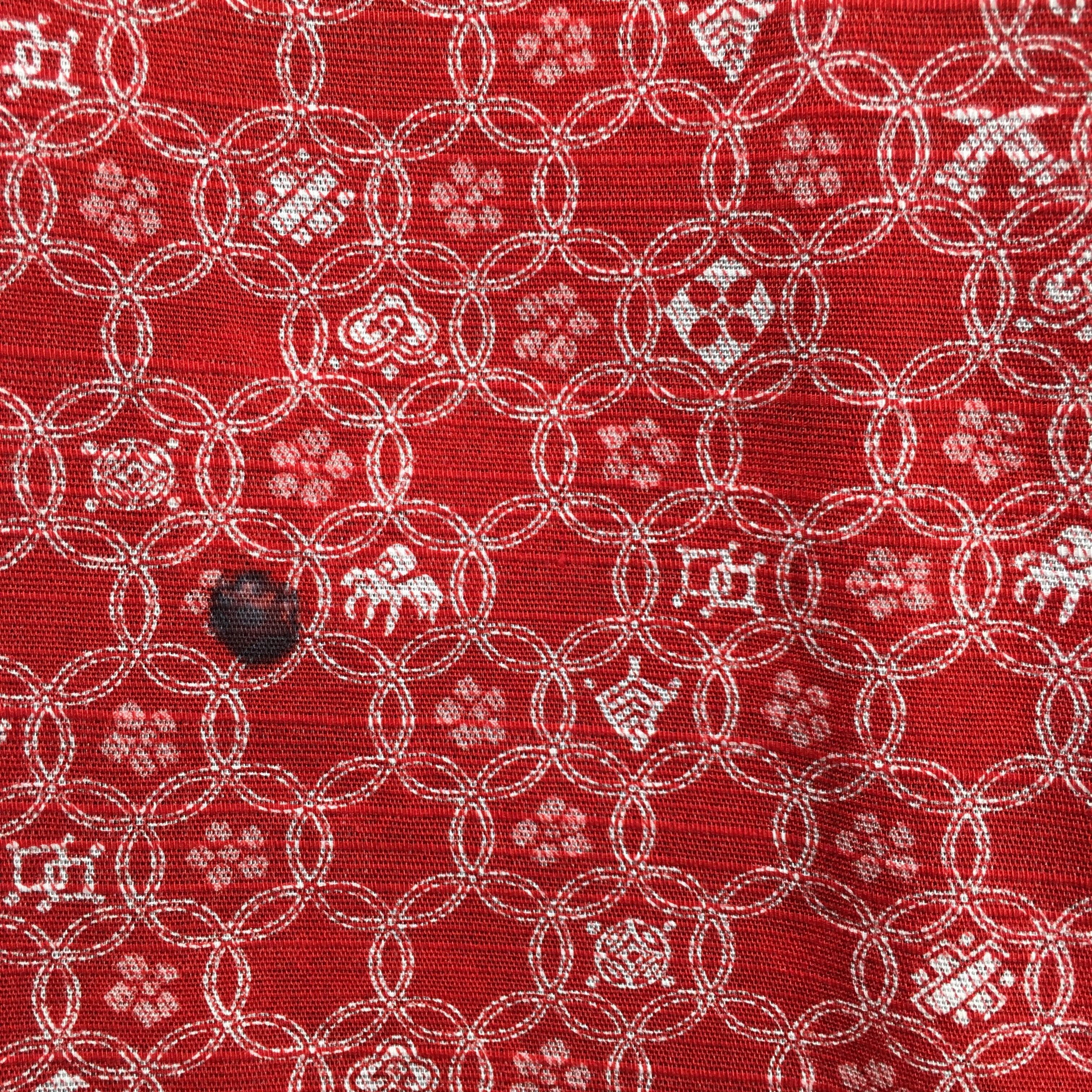 Japanese Wrap Cloth Furoshiki Fabric Cotton Reversible Indigo/Red FU174