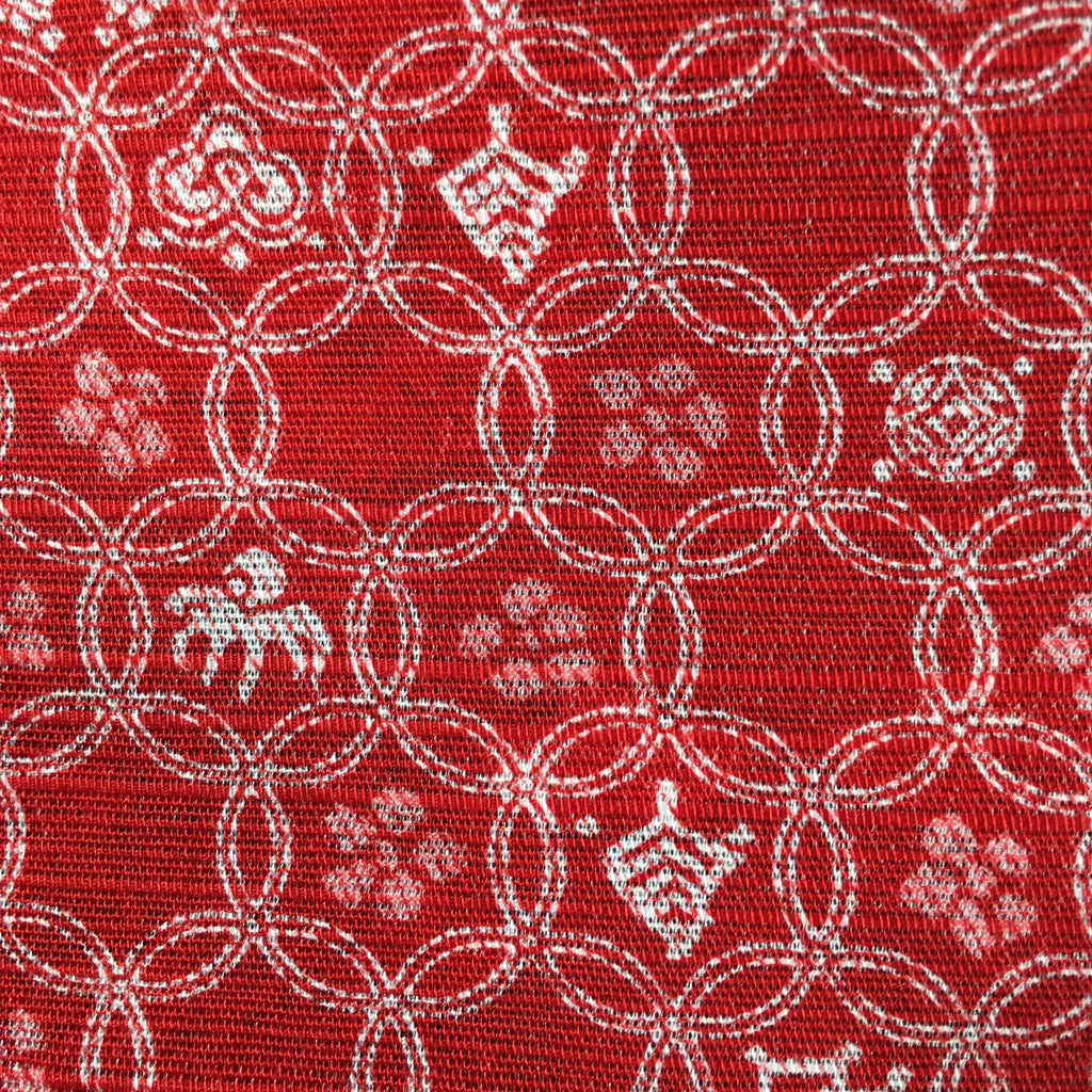 Japanese Wrap Cloth Furoshiki Fabric Cotton Reversible Indigo/Red FU174