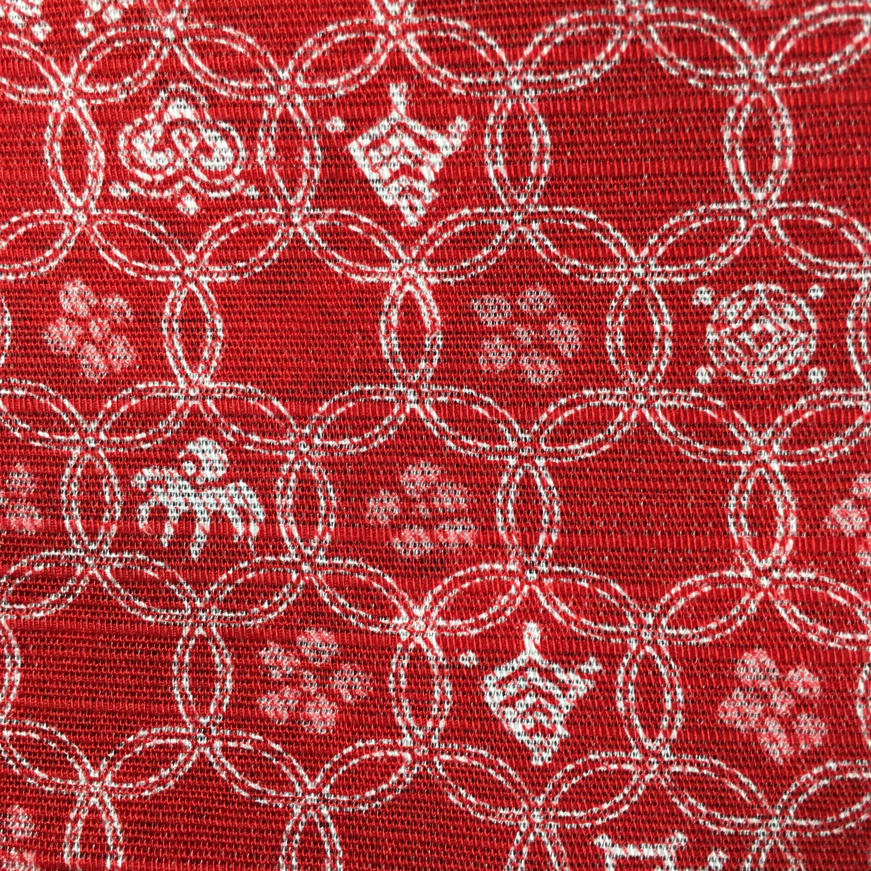 Japanese Wrap Cloth Furoshiki Fabric Cotton Reversible Indigo/Red FU174