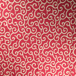 Japanese Wrap Cloth Furoshiki Fabric Cotton Swirl Pink FU180