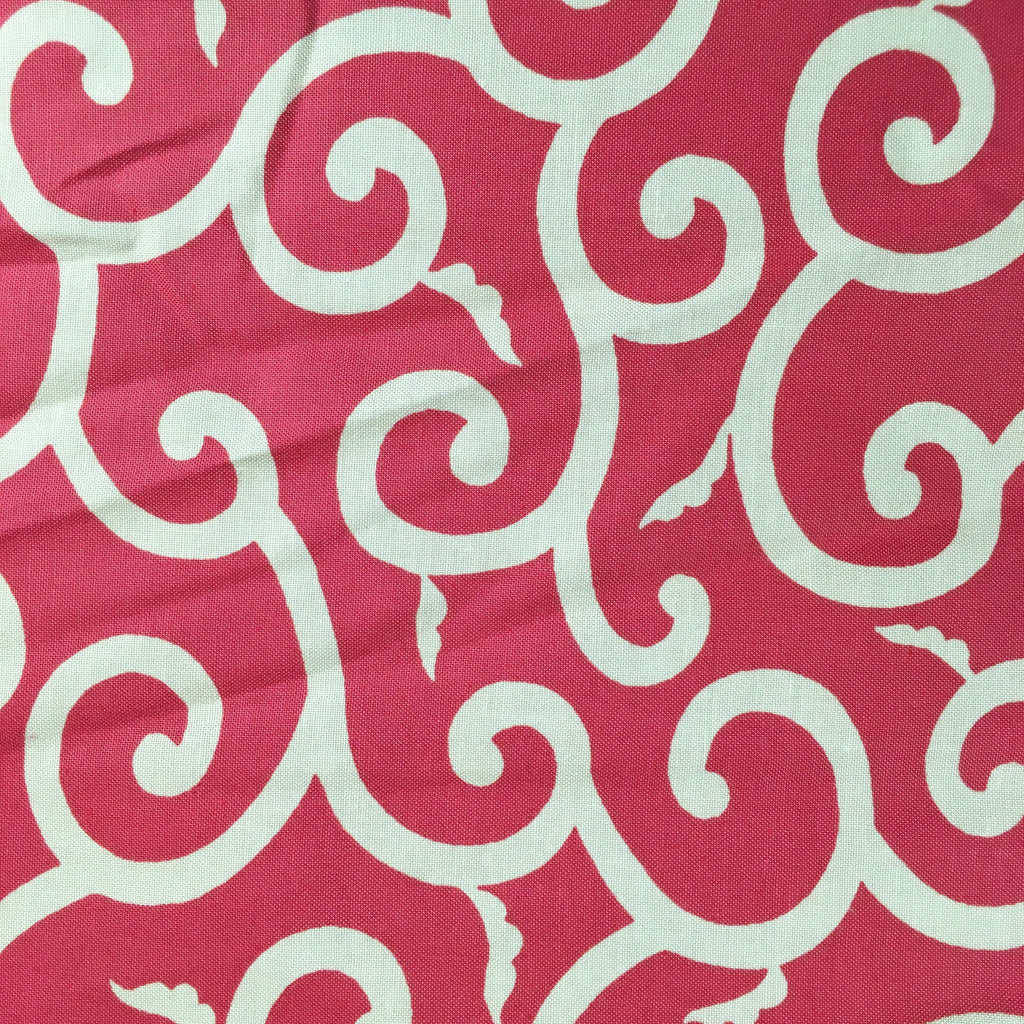 Japanese Wrap Cloth Furoshiki Fabric Cotton Swirl Pink FU180