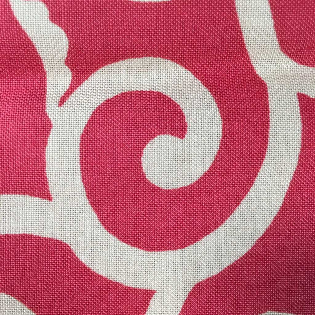 Japanese Wrap Cloth Furoshiki Fabric Cotton Swirl Pink FU180