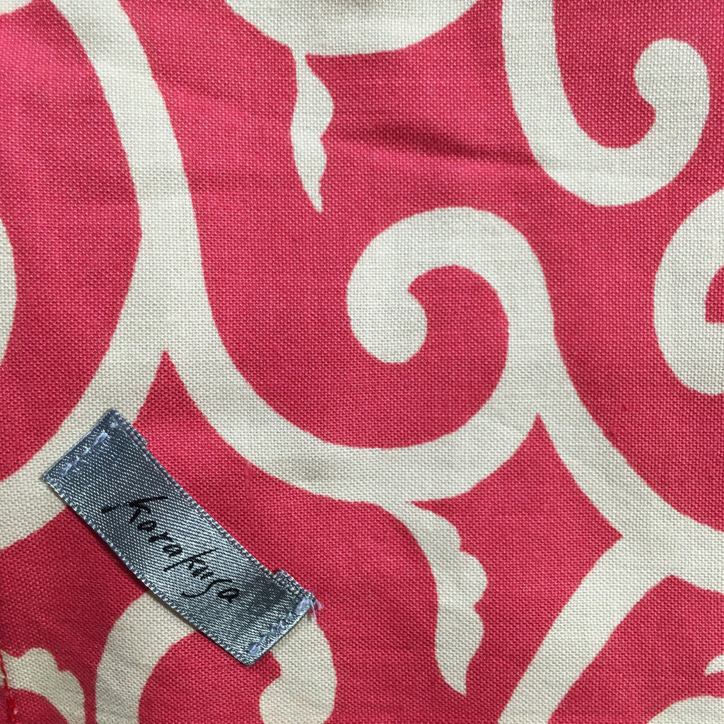 Japanese Wrap Cloth Furoshiki Fabric Cotton Swirl Pink FU180