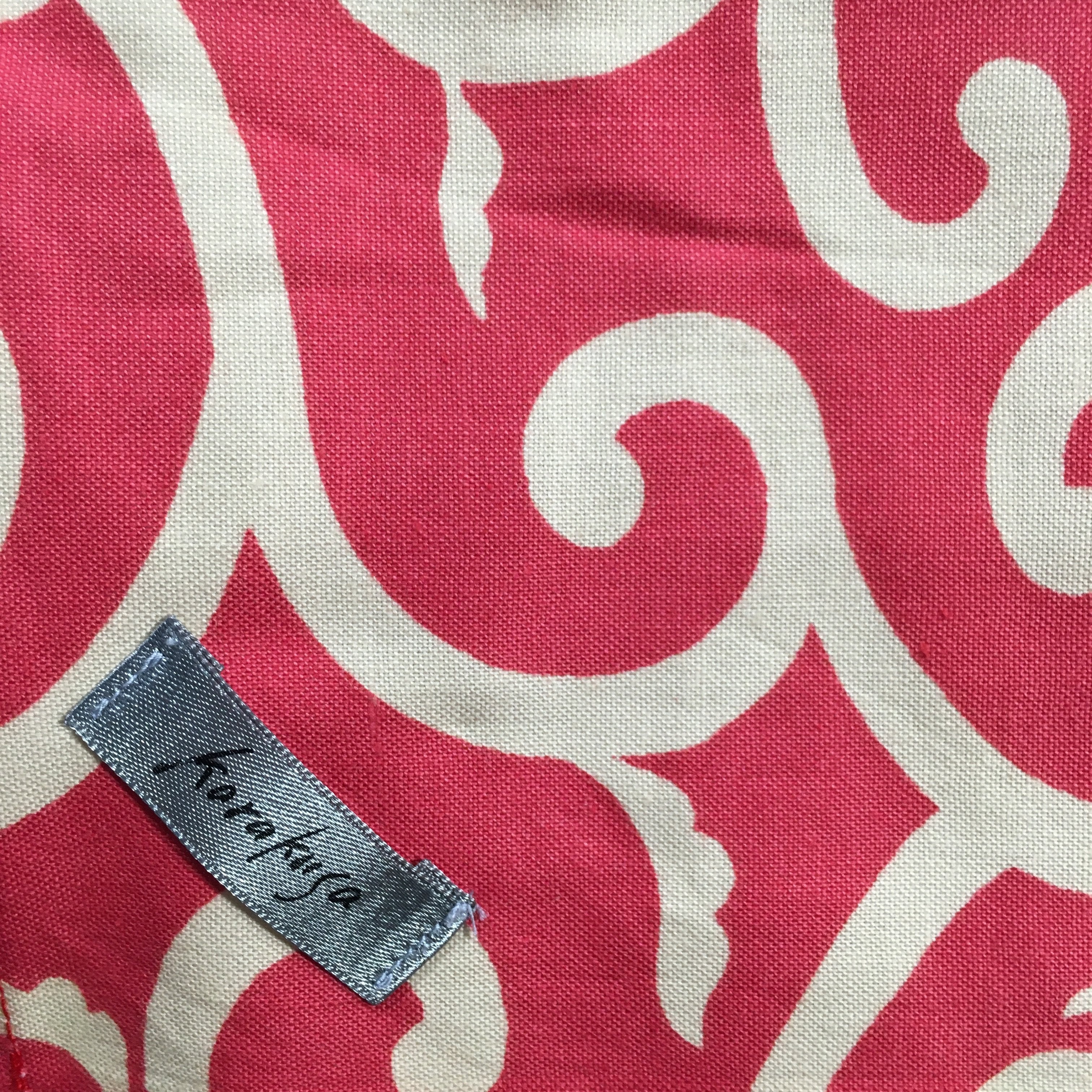 Japanese Wrap Cloth Furoshiki Fabric Cotton Swirl Pink FU180
