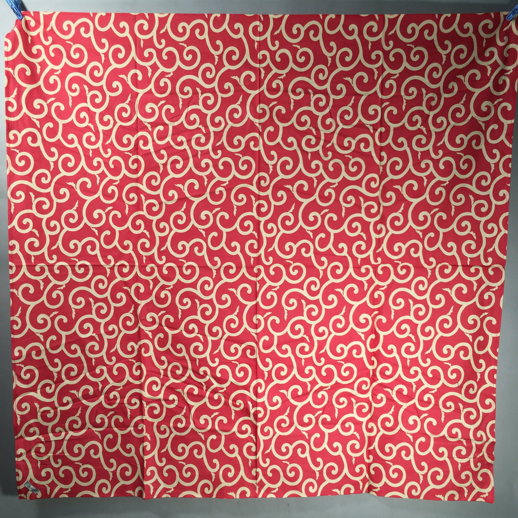 Japanese Wrap Cloth Furoshiki Fabric Cotton Swirl Pink FU180
