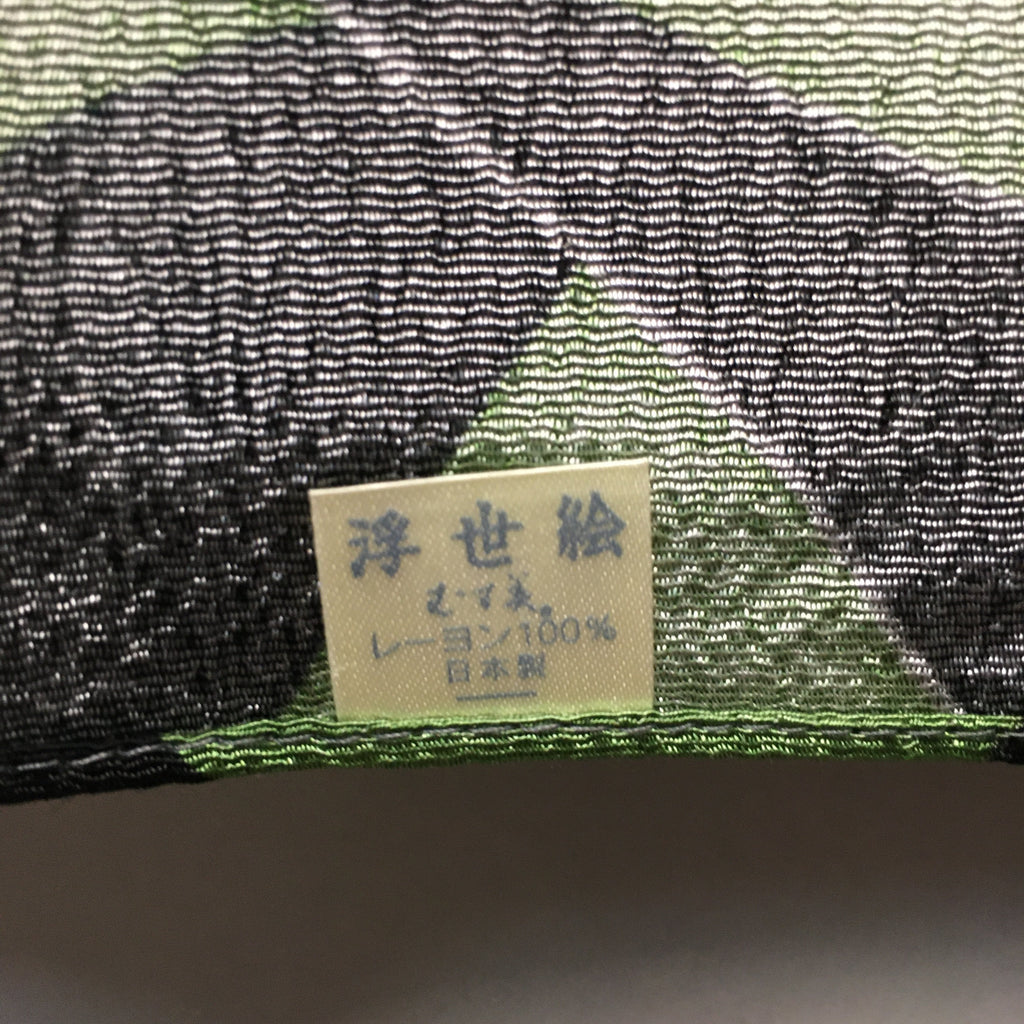 Japanese Wrap Cloth Furoshiki Fabric Rayon Kabuki actor grey FU151