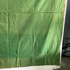 Japanese Wrap Cloth Furoshiki Vtg Fabric Cotton Green Bamboo Family Crest FU198