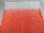 Japanese Wrap Cloth Furoshiki Vtg Fabric Nylon Orange Handkerchief FU100