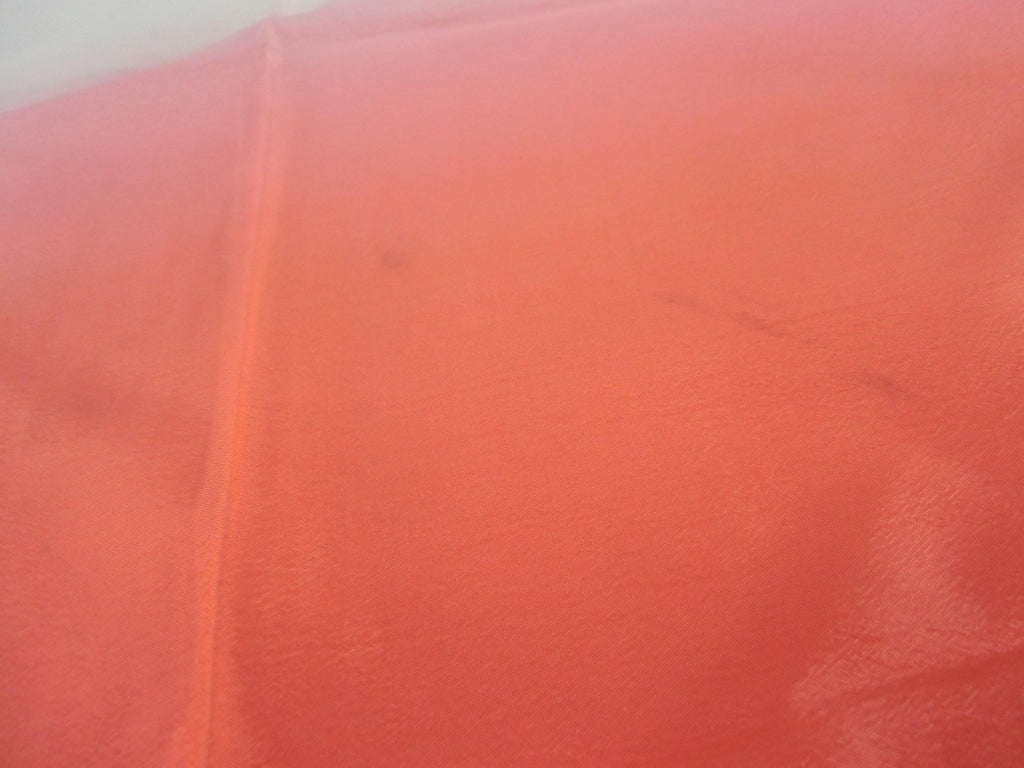 Japanese Wrap Cloth Furoshiki Vtg Fabric Nylon Orange Handkerchief FU100