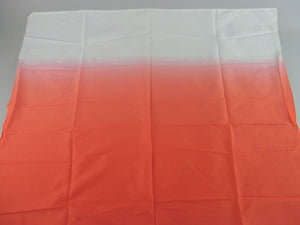 Japanese Wrap Cloth Furoshiki Vtg Fabric Nylon Orange Handkerchief FU100