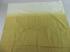 Japanese Wrap Cloth Furoshiki Vtg Fabric Nylon Yellow White Handkerchief FU99