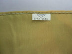 Japanese Wrap Cloth Furoshiki Vtg Fabric Nylon Yellow White Handkerchief FU99