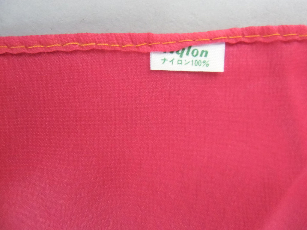 Japanese Wrap Cloth Furoshiki Vtg Fabric Pink White Textile Handkerchief FU104
