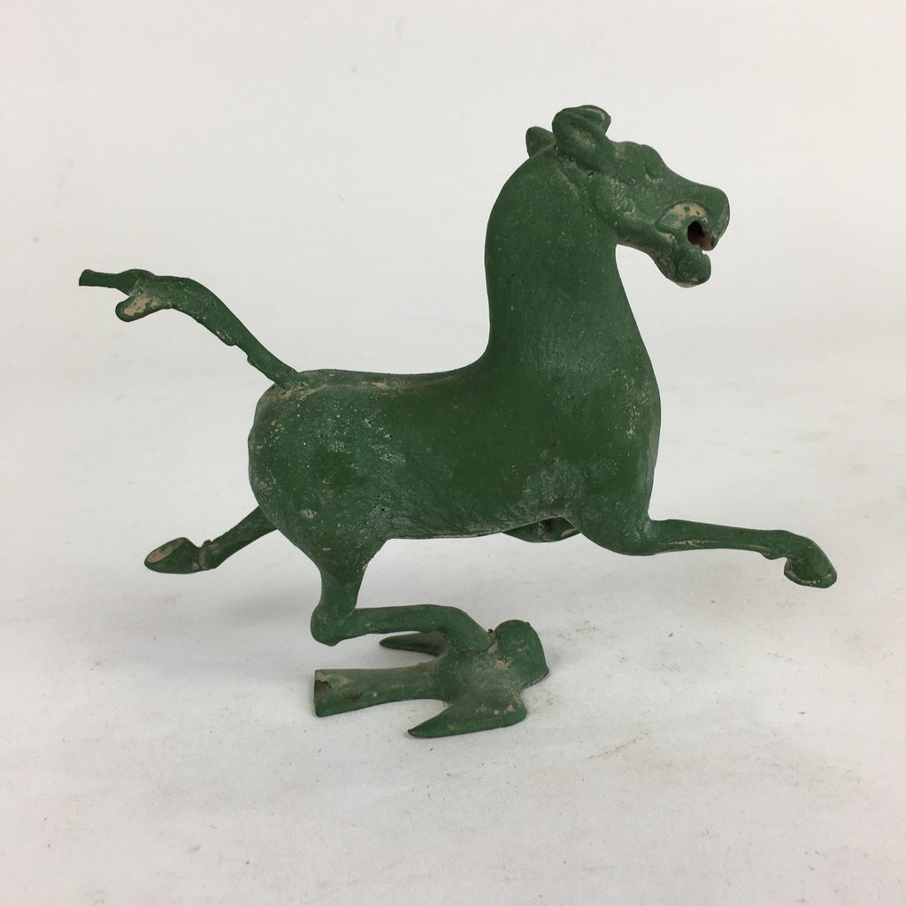 Japanese Zodiac Symbol Bronze Horse Vtg Figurine Ornament Okimono Uma BD782
