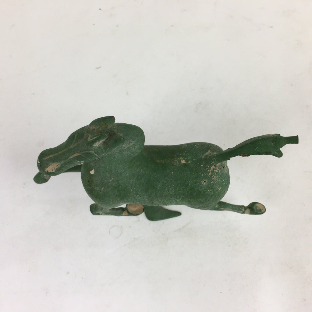 Japanese Zodiac Symbol Bronze Horse Vtg Figurine Ornament Okimono Uma BD782