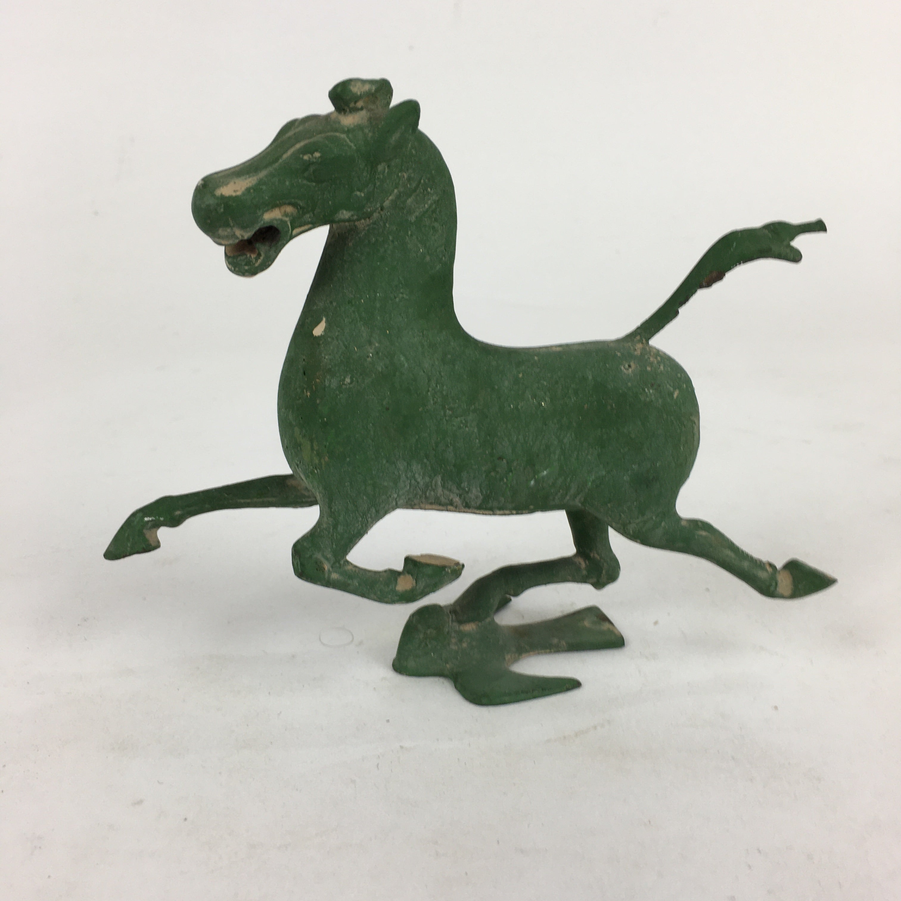 Japanese Zodiac Symbol Bronze Horse Vtg Figurine Ornament Okimono Uma BD782