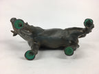 Japanese Zodiac Symbol Metal Cow Vtg Statue Ornament Okimono Ushi BD778