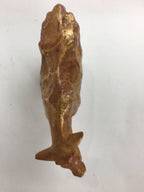 Japanese Zodiac Symbol Metal Gold Cow Vtg Statue Ornament Okimono Ushi BD650