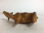 Japanese Zodiac Symbol Metal Gold Cow Vtg Statue Ornament Okimono Ushi BD650