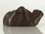 Japanese Ceramic Small Face Mask Vtg Pottery Yakimono Demon Face KF581