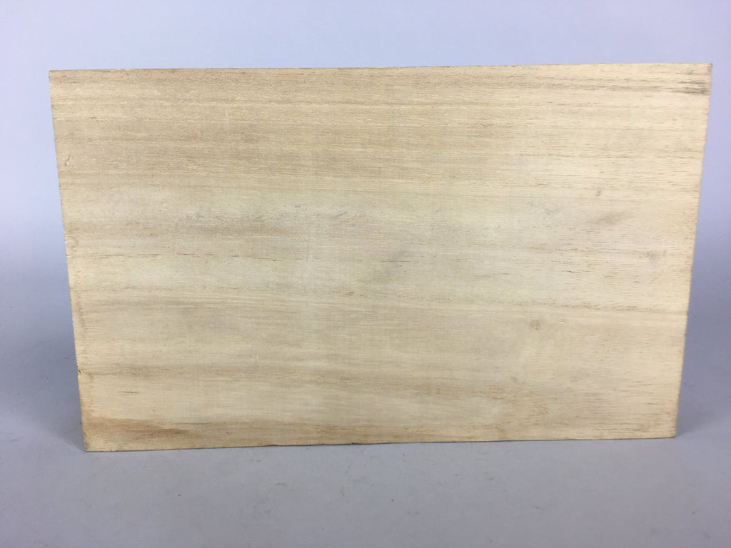 Jpanese Wooden Storage Box Pottery Vtg Hako Inside 14.2x23.8x2.8cm WB781