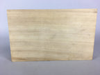 Jpanese Wooden Storage Box Pottery Vtg Hako Inside 14.2x23.8x2.8cm WB781