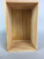 Jpanese Wooden Storage Box Pottery Vtg Hako Inside 22.5x14x14cm WB782
