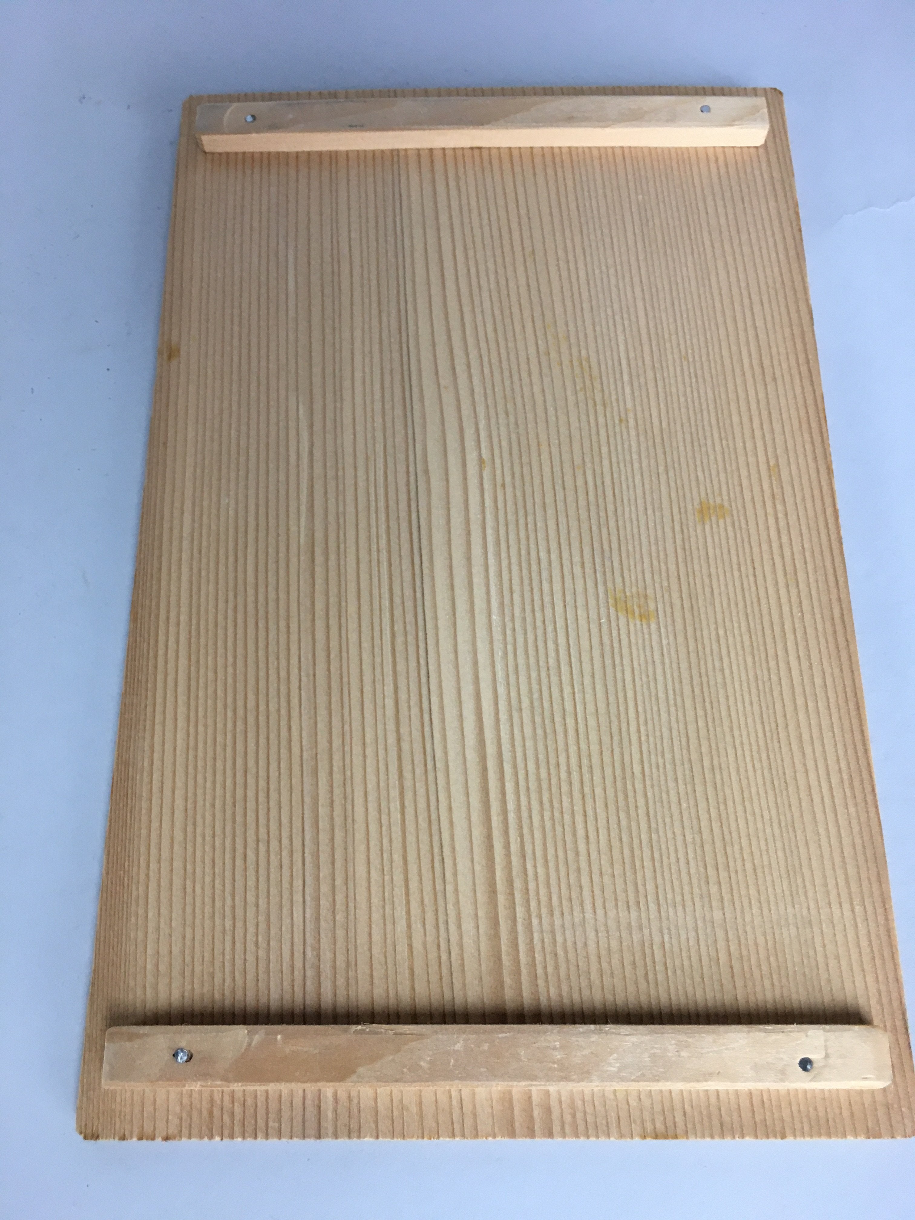 Jpanese Wooden Storage Box Pottery Vtg Hako Inside 22.5x14x14cm WB782