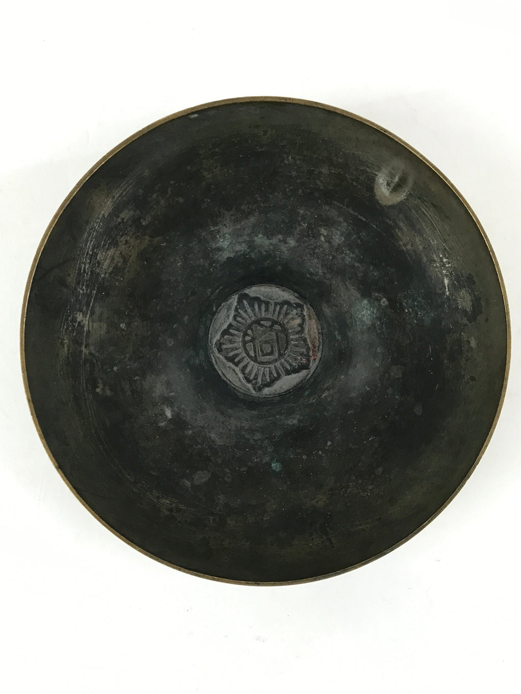 Korean Ginsei Brassware Crafts Incense Burner Ashtray Vtg Three Legs Haizara JK4