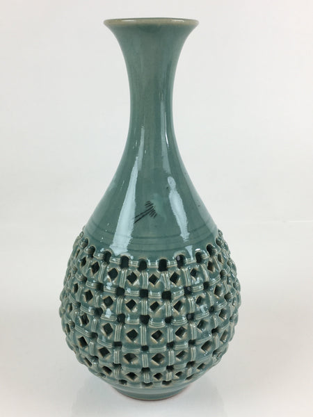 Korean Porcelain Celadon Flower Vase Vtg Kabin Ikebana Arrangement FK5, Online Shop