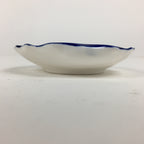 Netherlands Porcelain Delft Blue Small Plate Shell Shape Hand-painted Blue P790