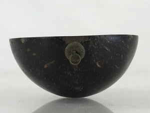 Philippine Coconut Bowl Accessory Case Vtg Room Interior Decoration Brown UR839